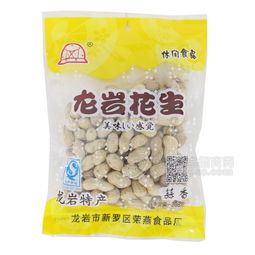 榮燕休閑食品蒜香龍巖花生208g